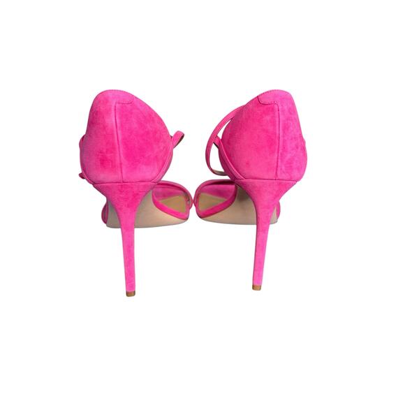 Ferragamo NIB Ines 95 Stiletto Sandal in Hot Pink Size 9.5 - Picture 7 of 12